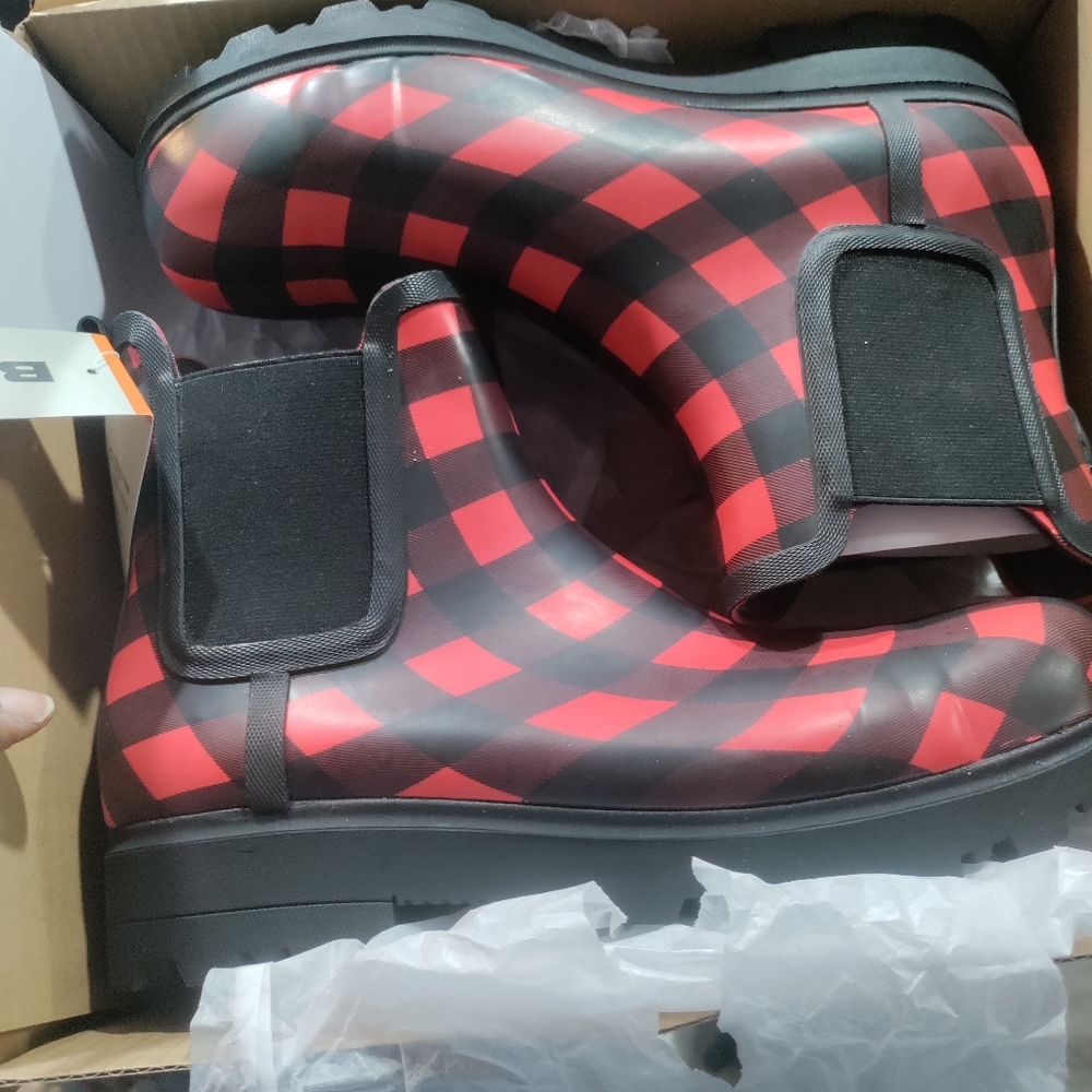 Steel toe work boots size 12.